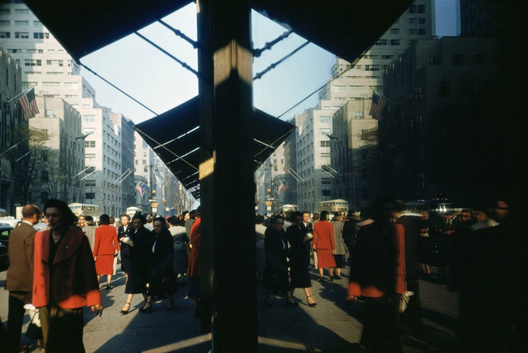 Ernst Haas New York in Color, 19521962 Exibart Street