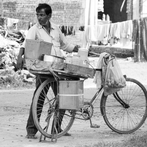 Hawker (panipuri wala)