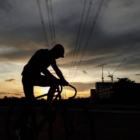 Biker’s Dusk