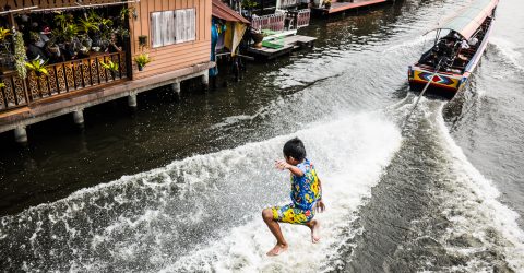 Tuffo nel canale