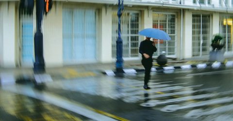 panning umbrella