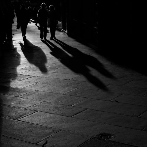 people walking on the street