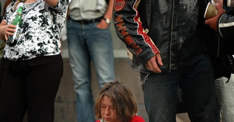 Street concert. Moscow.