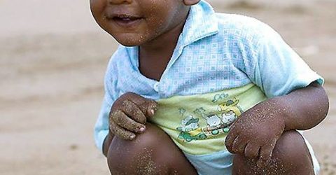 Beach boy in Sao Tome and Principe