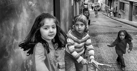 Childern on the street