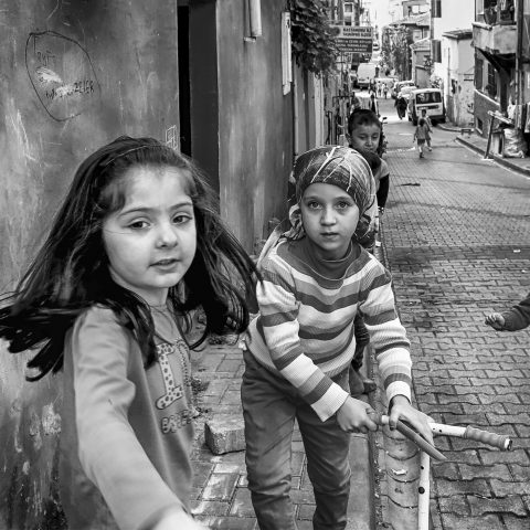 Childern on the street