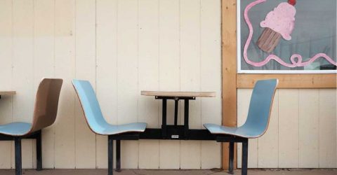 Abandoned Ice Cream Shop, Utah.