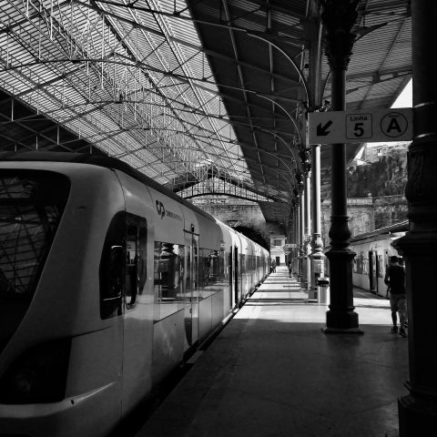 train station in Portugal