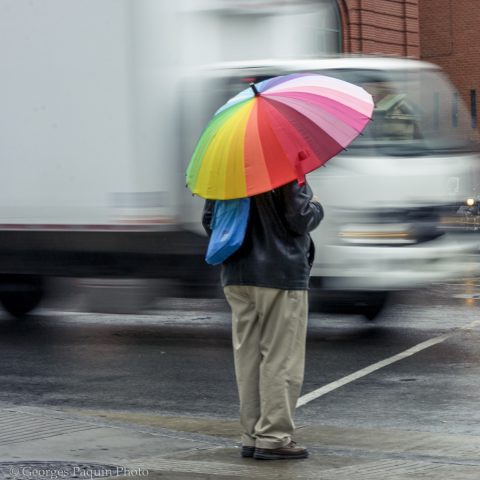 Rainbow umbrella