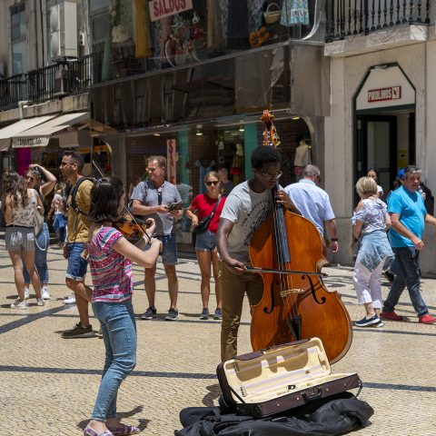 Street musicians