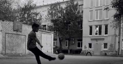 Football at the yard