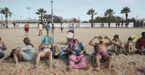 Siesta en la playa