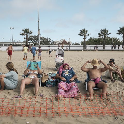 Siesta en la playa