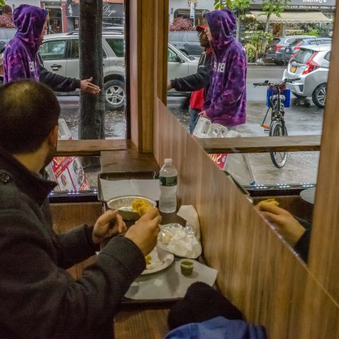 East Village falafel shop