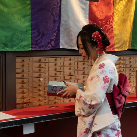 Ragazza in kimono