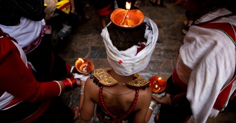 Gai Jatra Festival celebrated in Nepal