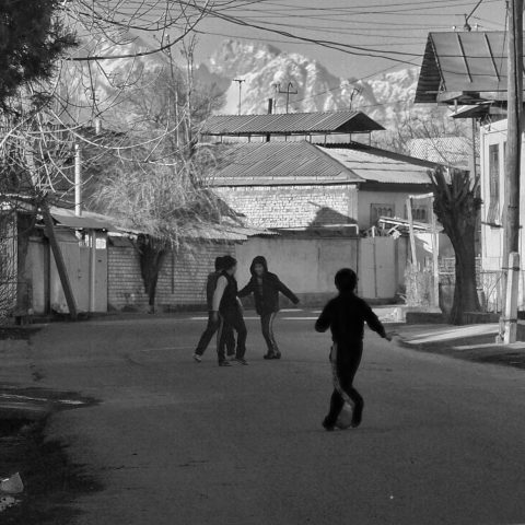 Street life in Central Asia