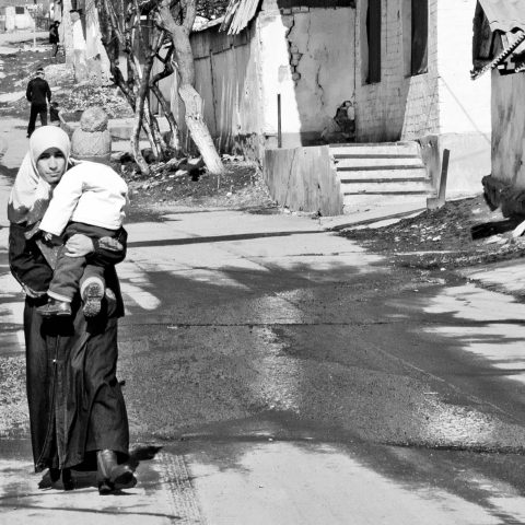 Street life in Central Asia