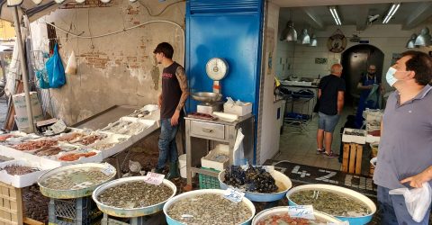 Seafood on the street