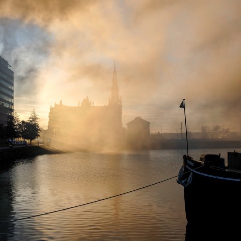 Fire in the North of Antwerp – Belgium