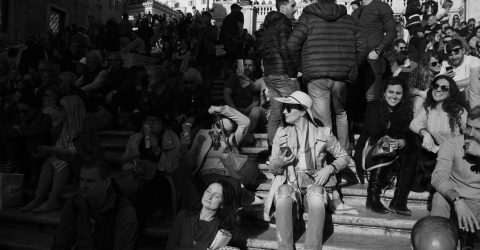 Rest on the steps of the Trinità dei Monti