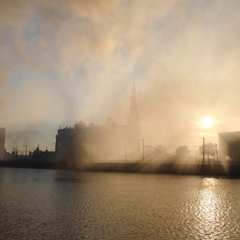 Fire in the North of Antwerp – Belgium