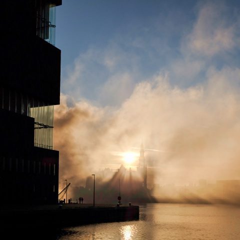 Fire in the North of Antwerp – Belgium