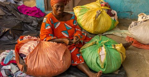 The clothes seller