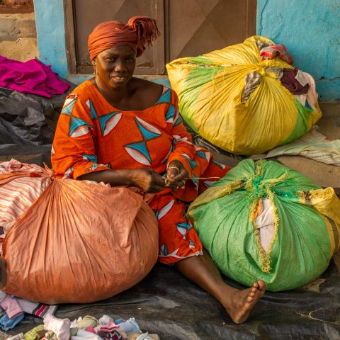 The clothes seller