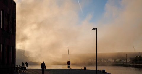 Fire in the North of Antwerp – Belgium