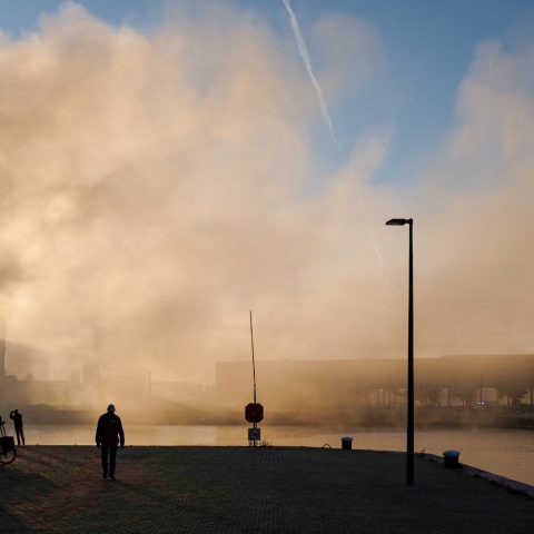 Fire in the North of Antwerp – Belgium