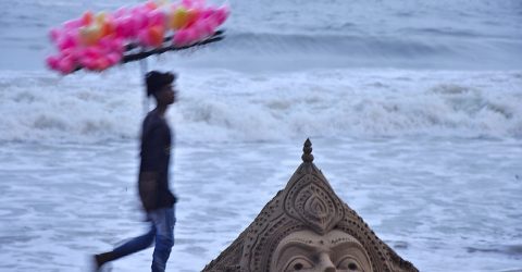 Candy Seller & Sand Sculpture