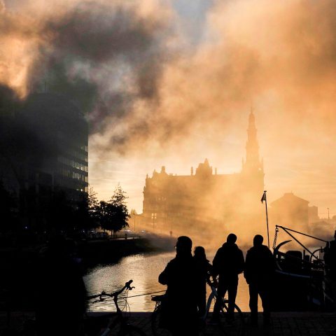 Fire in the North of Antwerp – Belgium