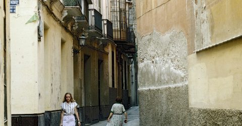 Back streets of Malaga, Spain.