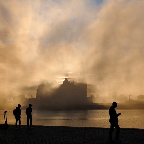 Fire in the North of Antwerp – Belgium