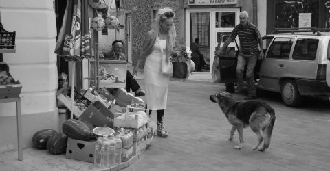 Lady in shopping