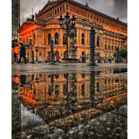 Colorful Frankfurt- Burning Alte Oper