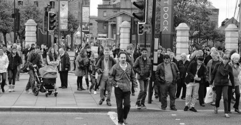 People and the street