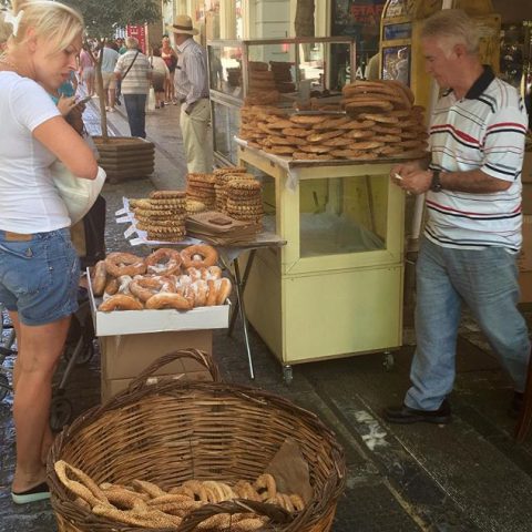 Breakfast on the street