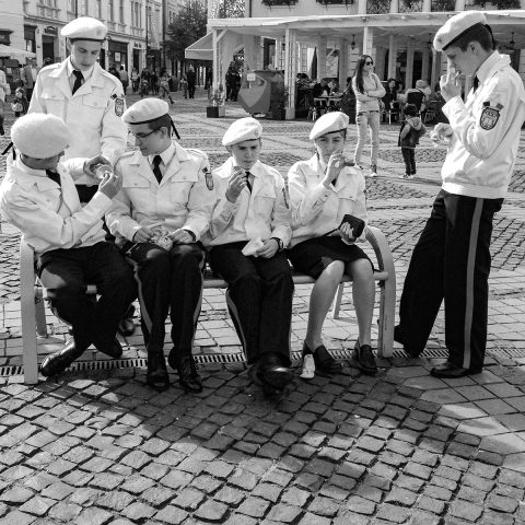 Children in uniform