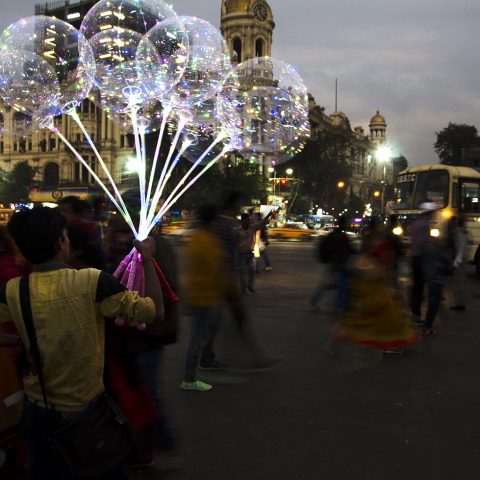 The balloon seller…