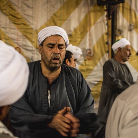 A man dance a sufi dance