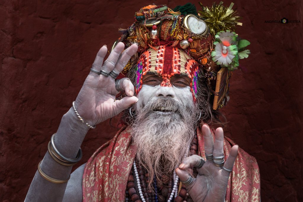 Sadhu in Kathmandu - Exibart Street