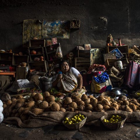 The coconut seller