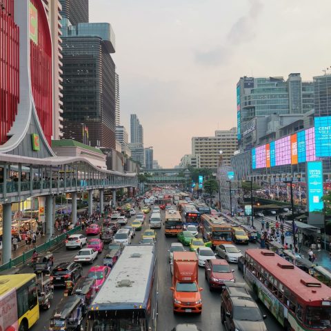 Sunset of Bangkok